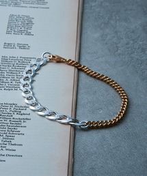 MAISON CLUB(���]���N���u)�́yMAISON CLUB�zKihei Combi Bracelet   /Silver925&Gold Plating/�L�w�C�R���r�u���X���b�g/�V���o�[���S�[���h/�V���o�[925/ KUN(�u���X���b�g)