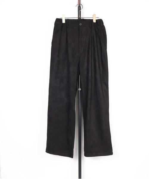 【セール】ATELANE/裏フリーススウェードポンチ ワイドストレートパンツ（Tシャツ/カットソー）｜ATELANE（アテレーン）