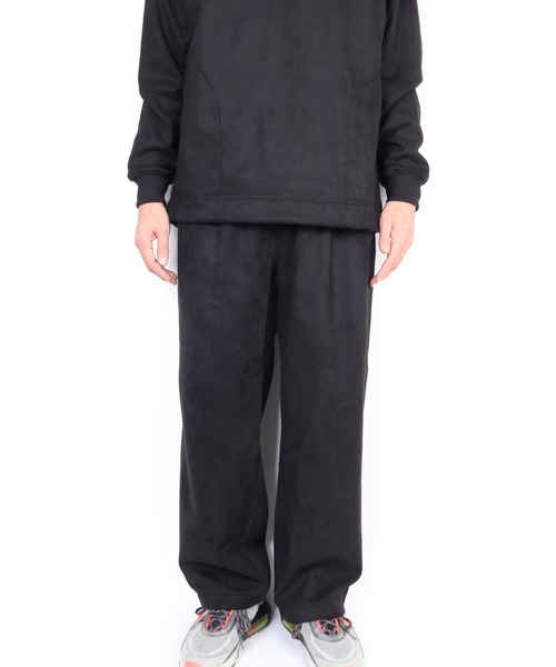 【セール】ATELANE/裏フリーススウェードポンチ ワイドストレートパンツ（Tシャツ/カットソー）｜ATELANE（アテレーン）