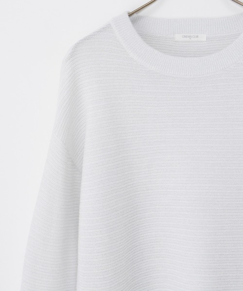 Honeys(ハニーズ)の「【UVカット・ウォッシャブル】クルーネックラメニット(ニット/セーター・レディース・ブラック/ブルー/ホワイト/ライトグリーン/ラベンダー・L/LL/M/S)」の22枚目の写真