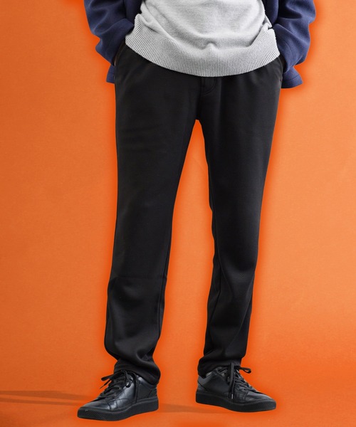 jiggys shop（ジギーズショップ）の「裏起毛ノータックフリースタッチテーパードイージーパンツ（その他パンツ・メンズ・チャコールグレー/ブラック/グレー系その他・SMALL/MEDIUM/LARGE/X-LARGE）」の2枚目の写真