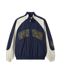 OY（オーワイ）の「『OY/オーワイ』 EMBROIDERED LOGO NYLON TRACK TOP/刺繍ロゴ ナイロントラックトップ（その他トップス）」