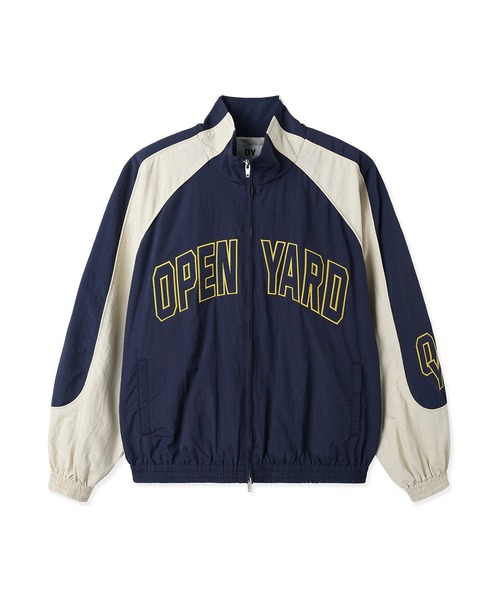 「OY/オーワイ」 EMBROIDERED LOGO NYLON TRACK TOP/刺繍ロゴ ナイロントラックトップ レディース メンズ OY/オーワイ』 EMBROIDERED LOGO NYLON TRACK TOP/刺繍ロゴ