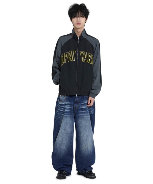 OY（オーワイ）の「『OY/オーワイ』 EMBROIDERED LOGO NYLON TRACK TOP/刺繍ロゴ ナイロントラックトップ（その他トップス・レディース・ブラック/ネイビー・L/M）」の6枚目の写真