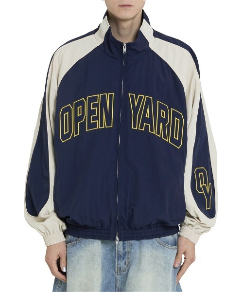 OY（オーワイ）の「『OY/オーワイ』 EMBROIDERED LOGO NYLON TRACK TOP/刺繍ロゴ ナイロントラックトップ（その他トップス・レディース・ブラック/ネイビー・L/M）」の14枚目の写真