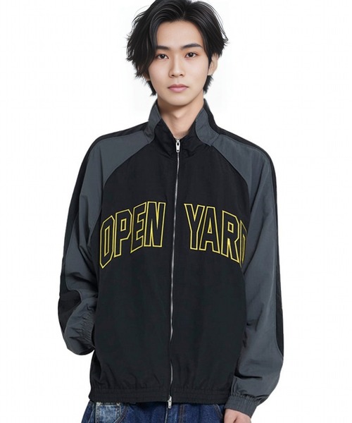 OY（オーワイ）の「『OY/オーワイ』 EMBROIDERED LOGO NYLON TRACK TOP/刺繍ロゴ ナイロントラックトップ（その他トップス・レディース・ブラック/ネイビー・L/M）」の15枚目の写真