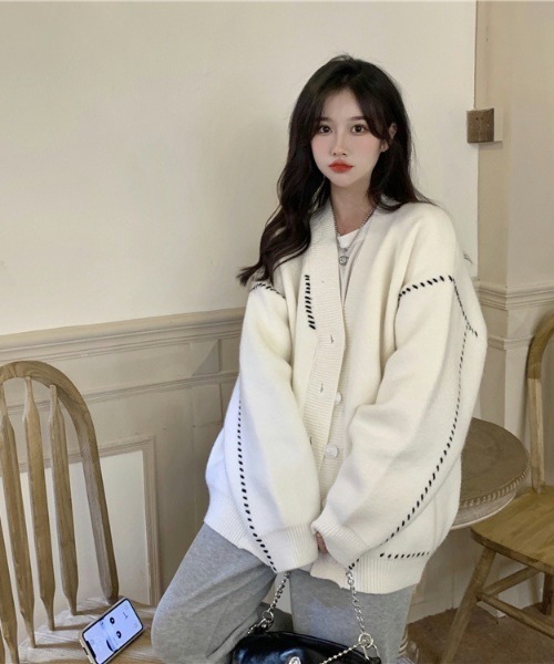 paravion（パラビオン）の「ステッチオーバーカーディガン（カーディガン/ボレロ・レディース・アイボリー・FREE）」の12枚目の写真