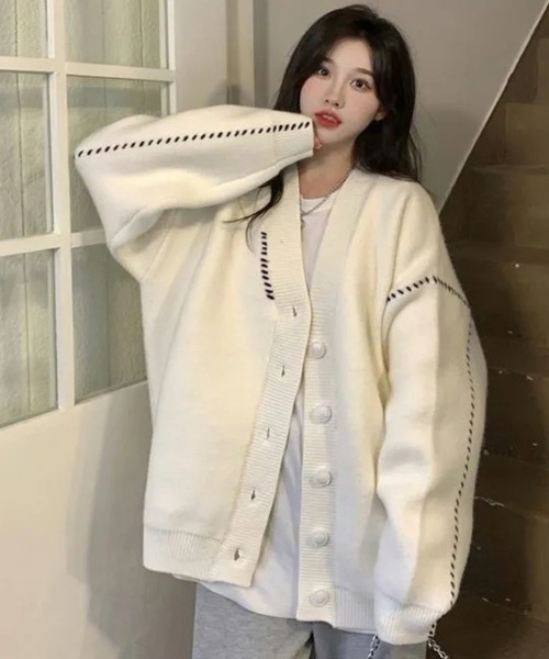 paravion（パラビオン）の「ステッチオーバーカーディガン（カーディガン/ボレロ・レディース・アイボリー・FREE）」の17枚目の写真