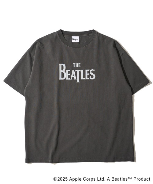 The Beatles(ザビートルズ)の「【THE BEATLES/ザ ビートルズ】ピグメント加工ロゴプリントTシャツ(Tシャツ/カットソー・レディース・ブラック/ホワイト・MEDIUM/X-LARGE/LARGE)」の5枚目の写真