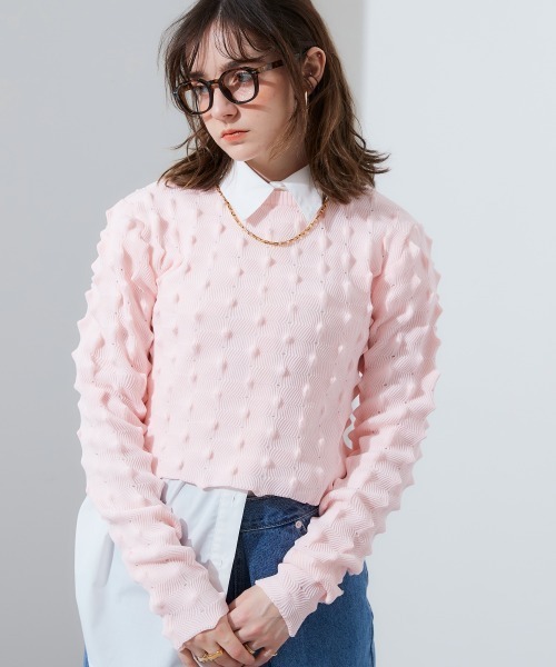 セール】トゲトゲニットトップ（Tシャツ/カットソー）｜TTOL（トール