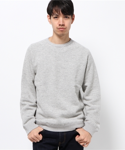 BEAMS（ビームス）の「BEAMS / コットン × ウール スウェットシャツ（スウェット・メンズ・ネイビー/オフホワイト/ブラック系その他・SMALL/X-LARGE/LARGE/MEDIUM）」の3枚目の写真