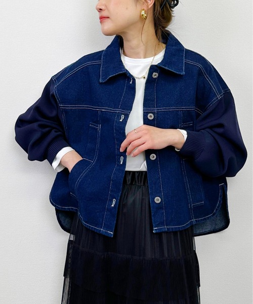 LUGIVA ルギヴァ 新品ドルマンスリーブデニムジャケット レレレさんMal. LUGIVA ルギヴァ 新品ドルマンスリーブデニムジャケット レレレ