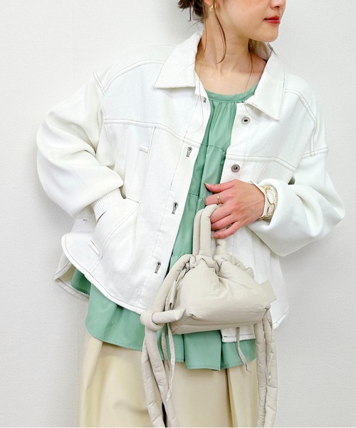 LUGIVA ルギヴァ 新品ドルマンスリーブデニムジャケット レレレさんMal. LUGIVA ルギヴァ 新品ドルマンスリーブデニムジャケット レレレ