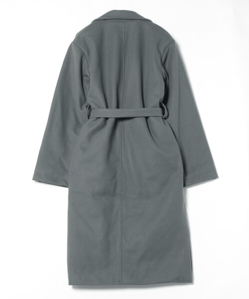 セール】【NOWLE】ウエストコード付き ロング丈 チェスターコート