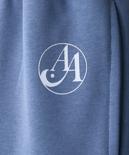 AMERIA ANDERSON(アメリアアンダーソン)の「【AMERIA ANDERSON】wide leg straight sweatpants / ワイドストレート スウェットパンツ(ルームウェア/パジャマ・レディース・オートミール/ブルー・L/M)」の3枚目の写真