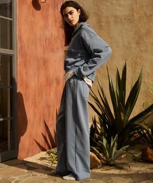 AMERIA ANDERSON】wide leg straight sweatpants / ワイドストレート