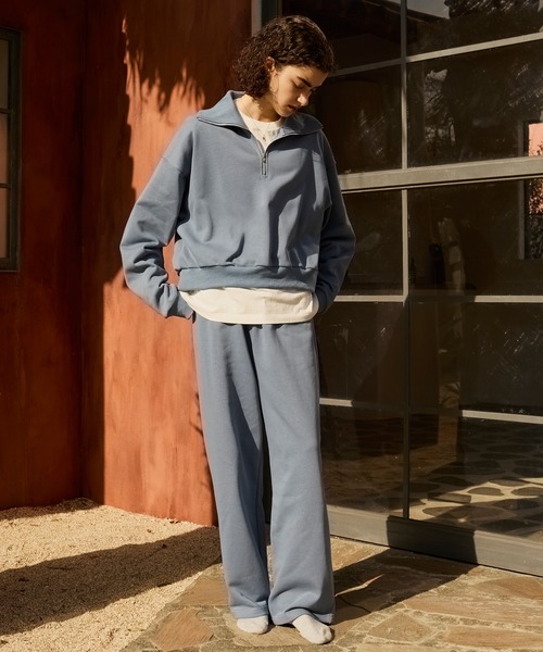 AMERIA ANDERSON】wide leg straight sweatpants / ワイド