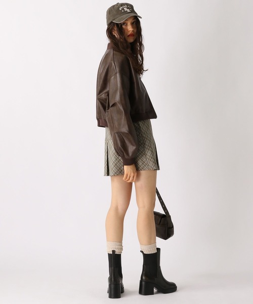 FOREVER 21（フォーエバー トゥエンティーワン）の「【2025SS】ボウタイ付きチェックキャミワンピース（ワンピース・レディース・グリーン/チャコールグレー/ベージュ・SMALL/MEDIUM）」の15枚目の写真