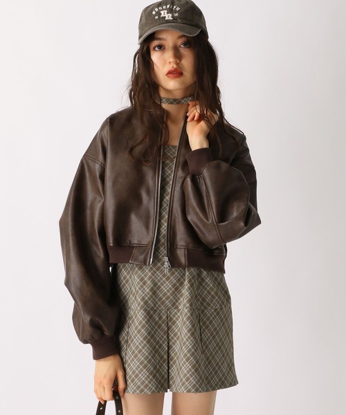 FOREVER 21（フォーエバー トゥエンティーワン）の「【2025SS】ボウタイ付きチェックキャミワンピース（ワンピース・レディース・グリーン/チャコールグレー/ベージュ・SMALL/MEDIUM）」の16枚目の写真