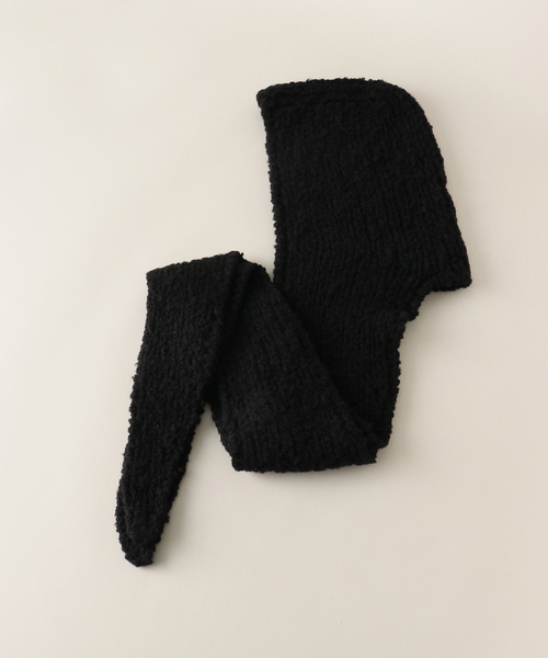 IENA LA BOUCLE（イエナラブークル）の「KARAKORAM/カラコルム フード付きマフラー 4291-SBO（マフラー・レディース・ブラック・FREE）」の6枚目の写真