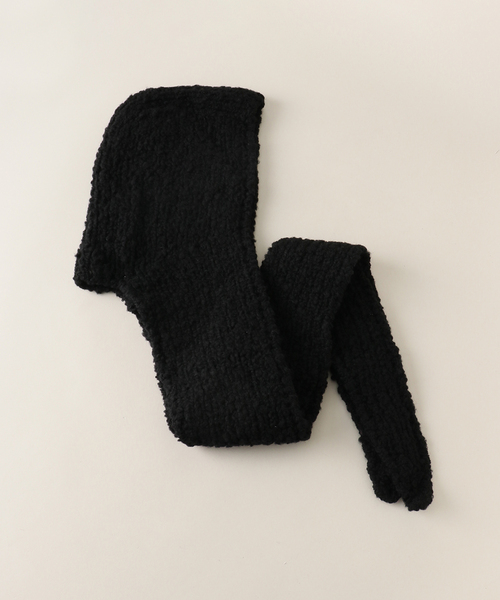 IENA LA BOUCLE（イエナラブークル）の「KARAKORAM/カラコルム フード付きマフラー 4291-SBO（マフラー・レディース・ブラック・FREE）」の7枚目の写真