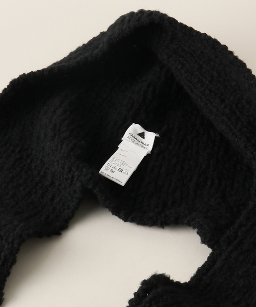 IENA LA BOUCLE（イエナラブークル）の「KARAKORAM/カラコルム フード付きマフラー 4291-SBO（マフラー・レディース・ブラック・FREE）」の9枚目の写真