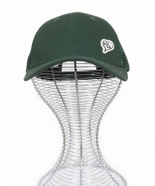 mko12547- heart patch mesh cap メッシュキャップ（キャップ