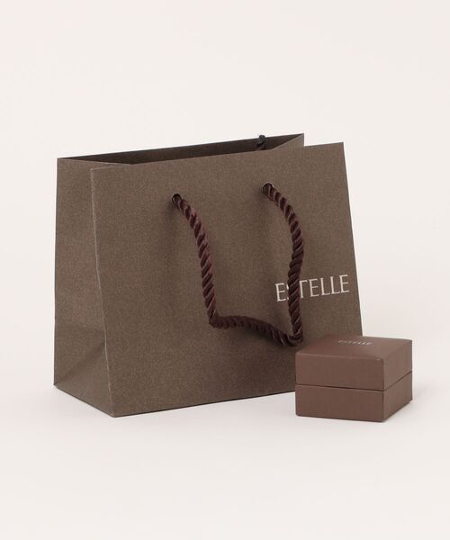 ESTELLE（エステール）の「K10 イエローゴールド/プラチナ キュービックジルコニア ピアス ESTELLE/エステール（ピアス（両耳用）・レディース・イエローゴールド・-）」の8枚目の写真