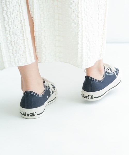 CONVERSE ALL STAR（コンバースオールスター）の「CONVERSE　ALL STAR WASHED CANVAS OX（スニーカー・レディース・ブルー・4/4.5/5）」の6枚目の写真