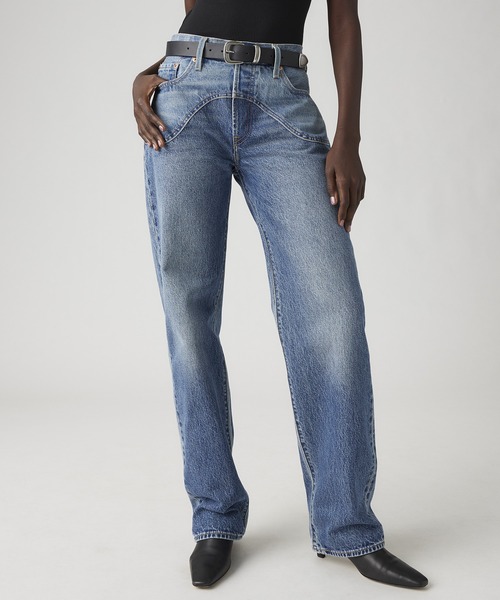 Levi's(リーバイス)の「Levi's/リーバイス 501(R) ジーンズ '90S ウェスタン ミディアムインディゴ(デニムパンツ・レディース・インディゴブルー・23inch/24inch/25inch/26inch/27inch/28inch)」の1枚目の写真