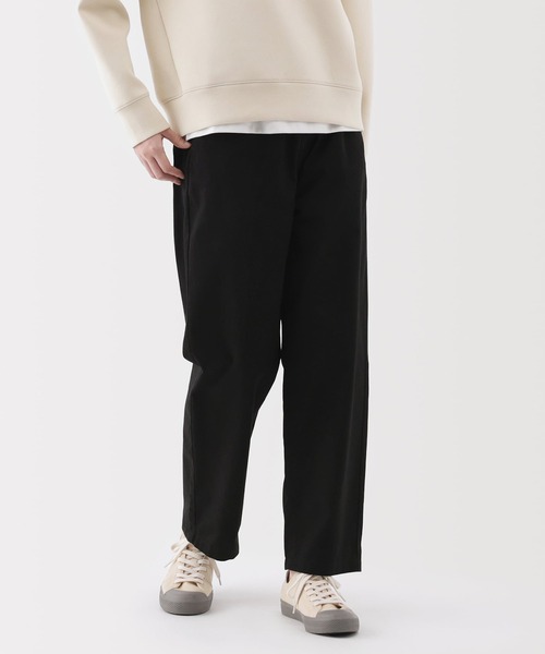 無印良品（ムジルシリョウヒン）の「婦人　洗いざらし　コットンイージーテーパードパンツ（その他パンツ・レディース・ベージュ/ピンク/ブラック/カーキ系・XL/M/S/L）」の2枚目の写真