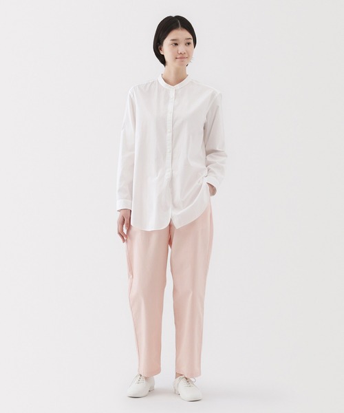 無印良品（ムジルシリョウヒン）の「婦人　洗いざらし　コットンイージーテーパードパンツ（その他パンツ・レディース・ベージュ/ピンク/ブラック/カーキ系・XL/M/S/L）」の14枚目の写真