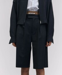 【JOSEMOON/ジョゼムーン】WOOL HALF PANTS/ウールハーフパンツ