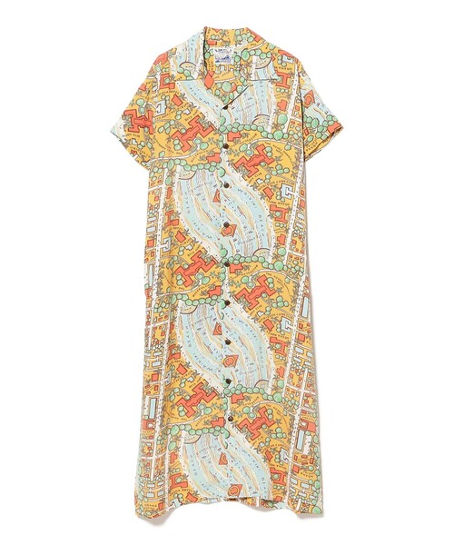 美品！BEAMS×SUN SURF コラボアロハロングワンピース 総柄