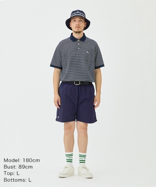penguin BY MUNSINGWEAR（ペンギン バイ マンシングウェア）の「NYLON Buggy shorts（その他パンツ・メンズ・レッド/ベージュ/ネイビー/ブラック・L/XL/M）」の22枚目の写真