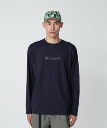 Soft Cotton Logo Long Sleeve T-Shirt ロゴTシャツ