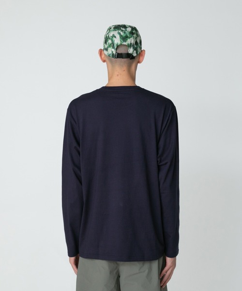 Snow Peak(スノーピーク)の「Soft Cotton Logo Long Sleeve T-Shirt ロゴTシャツ(Tシャツ/カットソー・メンズ・ホワイト/ブラック/レッド/ネイビー/ブルー/オレンジ/ベージュ・1/S/M/L/XL/XXL)」の10枚目の写真