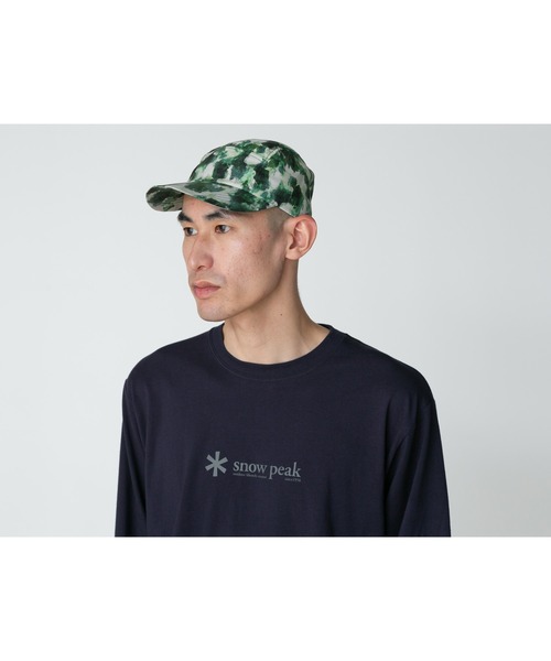 Snow Peak(スノーピーク)の「Soft Cotton Logo Long Sleeve T-Shirt ロゴTシャツ(Tシャツ/カットソー・メンズ・ホワイト/ブラック/レッド/ネイビー/ブルー/オレンジ/ベージュ・1/S/M/L/XL/XXL)」の11枚目の写真
