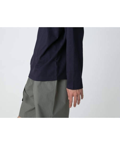 Snow Peak(スノーピーク)の「Soft Cotton Logo Long Sleeve T-Shirt ロゴTシャツ(Tシャツ/カットソー・メンズ・ホワイト/ブラック/レッド/ネイビー/ブルー/オレンジ/ベージュ・1/S/M/L/XL/XXL)」の12枚目の写真