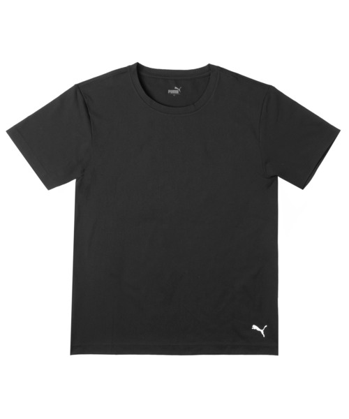 PUMA(プーマ)の「PUMA プーマ UVカット 吸汗速乾 安全抗菌 ストレッチ コットンタッチ 半袖 インナーシャツ アンダーウェア(インナーウェア/肌着・メンズ・ホワイト/グリーン/ブラック・M/L/LL)」の1枚目の写真