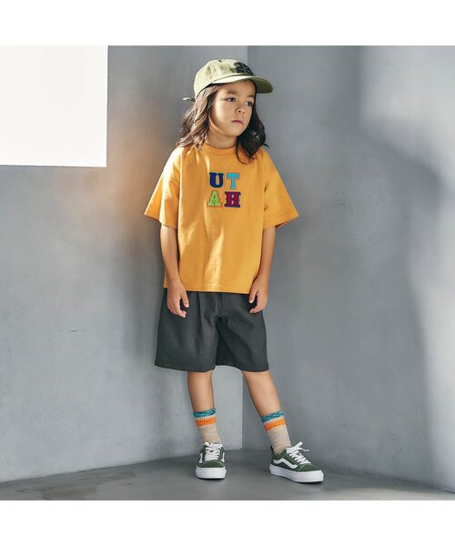 F.O.KIDS(エフオーキッズ)の「アップリケキャップ(キャップ・キッズ・インディゴブルー/カーキ/レインボー/ブラック・50/54/58)」の11枚目の写真