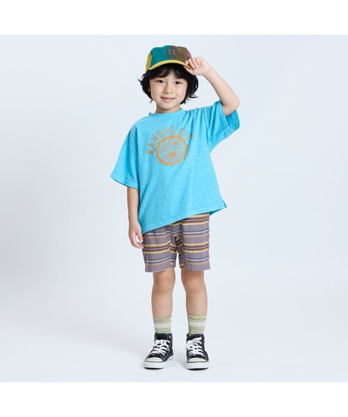 F.O.KIDS(エフオーキッズ)の「アップリケキャップ(キャップ・キッズ・インディゴブルー/カーキ/レインボー/ブラック・50/54/58)」の13枚目の写真