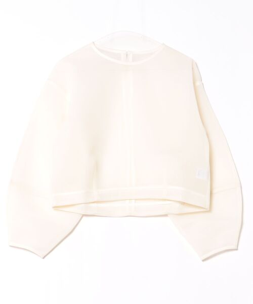 STYLEBLOCK(スタイルブロック)の「シアーダンボールコクーンプルオーバー(Tシャツ/カットソー・レディース・ブラック/グレー/イエロー/ブルー/アイボリー・M)」の1枚目の写真