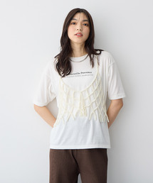 anyfee（エニフィー）の「【anyfee/プラスサイズ】パールビスチェ《新色追加》（キャミソール）」