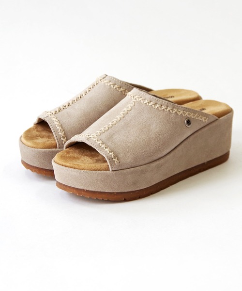 Minnetonka（ミネトンカ）の「【MINNETONKA/ミネトンカ】 スエード厚底サンダル PAISLEE（サンダル・レディース・ブラウン/ベージュ/コーラル/ブルー/ブラック・5/6/7/8/9）」の10枚目の写真