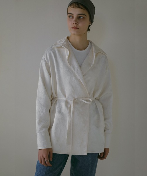 セール】JACQUARD CACHECOEUR SHIRT（シャツ/ブラウス）｜MANOF
