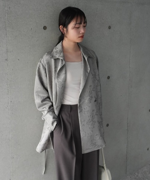 マノフ manof CUT JACQUARD SHIRT CUT JACQUARD SHIRT｜TOPS(トップス)｜MANOF OFFICIAL ONLINE STORE