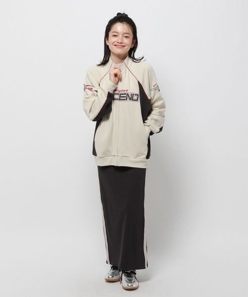 niko and...(ニコアンド)の「アソートサイドリブスカート(スカート・レディース・ホワイト/ライトグレー/グリーン/ブラック・LARGE/MEDIUM)」の5枚目の写真