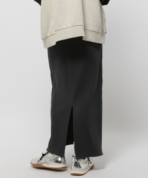 niko and...(ニコアンド)の「アソートサイドリブスカート(スカート・レディース・ホワイト/ライトグレー/グリーン/ブラック・LARGE/MEDIUM)」の7枚目の写真