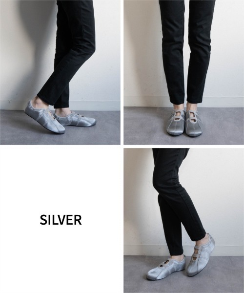 Fabby fabby（ファビィーファビィー）の「サテンシューズ（その他シューズ・レディース・ベージュ/シルバー/ブラック・LARGE/MEDIUM/SMALL）」の9枚目の写真